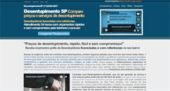 Desktop Screenshot of desentupimentosp.com